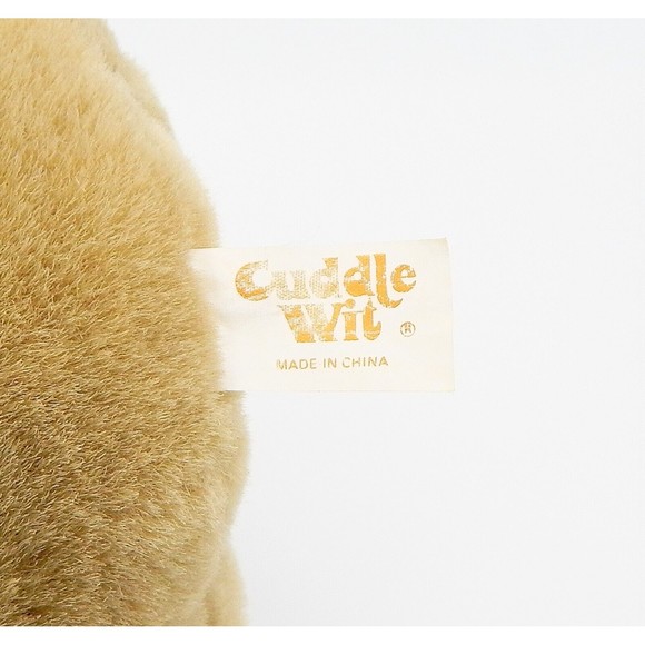 Cuddle Wit Shar Pei Tan Sitting Dog Plush Stuffed Animal 12 Inch - Picture 15 of 15